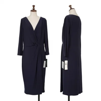 Ralph Lauren Twisted Drape Design Dress