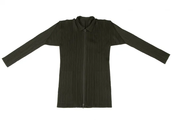 PLEATS PLEASE Pleated Zip-up Jacket K-138094_002