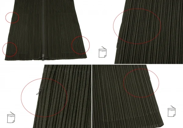 PLEATS PLEASE Pleated Zip-up Jacket K-138094_011