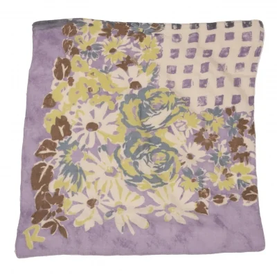 45R Dyed Floral Handkerchief