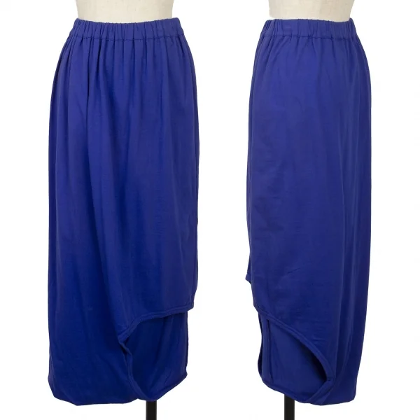 COMME des GARCONS Cotton Layered Skirt Blue S-M K-138134_001