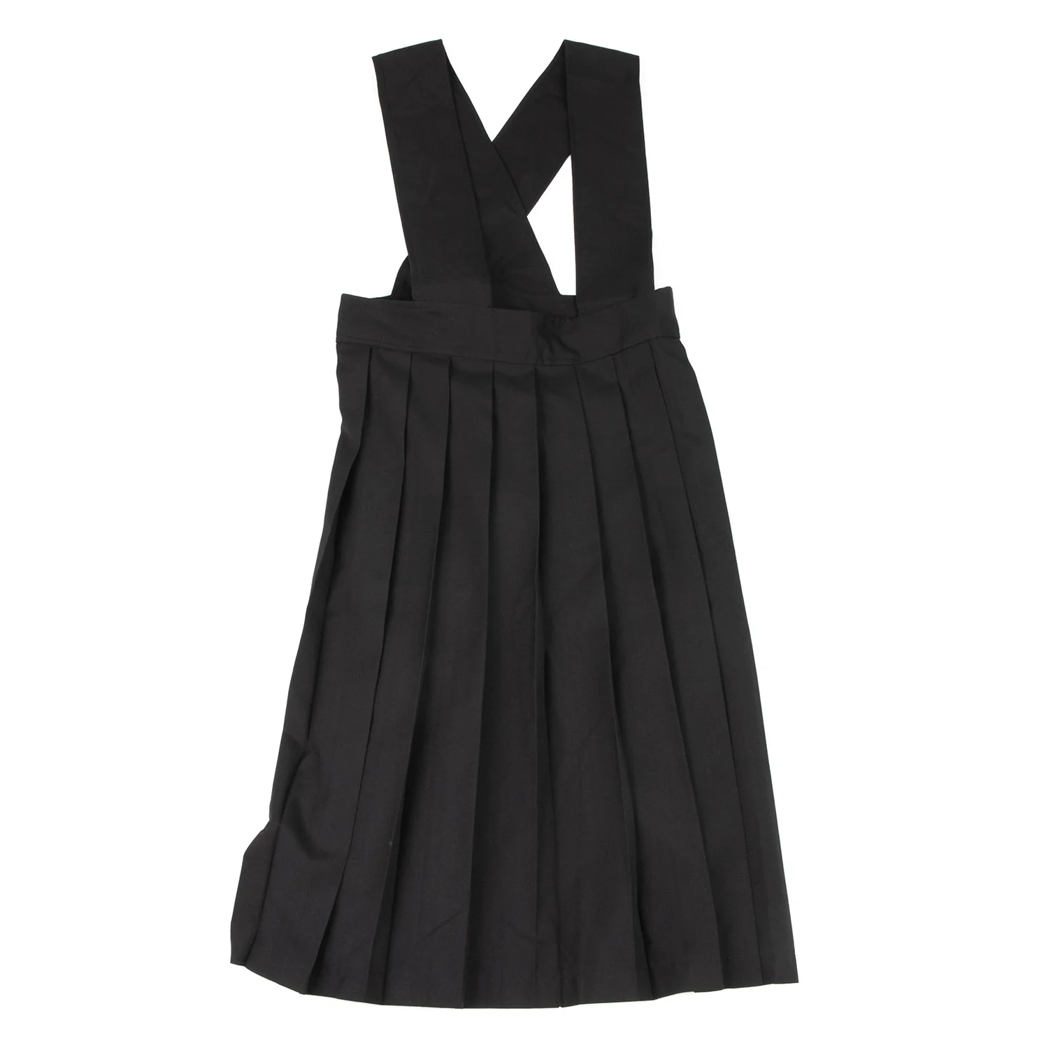 ブラックコムデギャルソン　ウール縮絨　ジャンパースカート コムデギャルソンCOMME des GARCONS ウールポリジャンパー