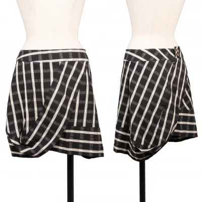 Vivienne Westwood Red Label Cotton Linen Check Skirt