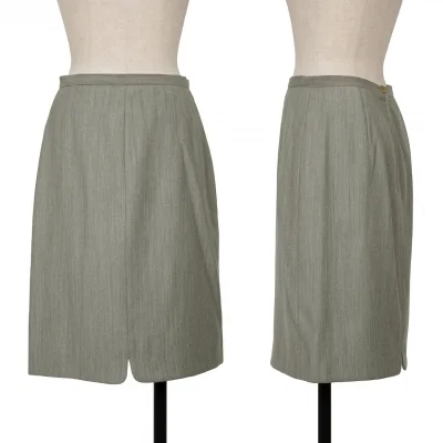 MANI GIORGIO ARMANI Acetate Rayon A-Line Skirt