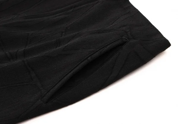Jean-Paul GAULTIER CLASSIQUE Wool Cut Pattern Double Zip Skirt K-138275_006
