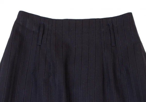 Jean Paul GAULTIER Wool Back Pocket Striped Skirt K-138279_003