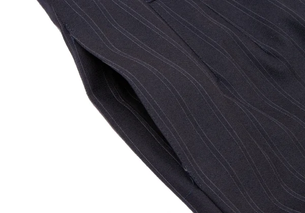 Jean Paul GAULTIER Wool Back Pocket Striped Skirt K-138279_004