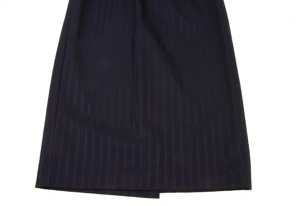 Jean Paul GAULTIER Wool Back Pocket Striped Skirt K-138279_005