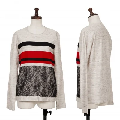 COMME des GARCONS COMME des GARCONS Lace Switching  T Shirt