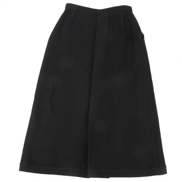 COMME des GARCONS Melton Wool Tuck Skirt K-138302_012