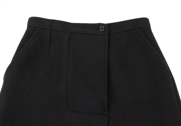 COMME des GARCONS Melton Wool Tuck Skirt K-138302_003