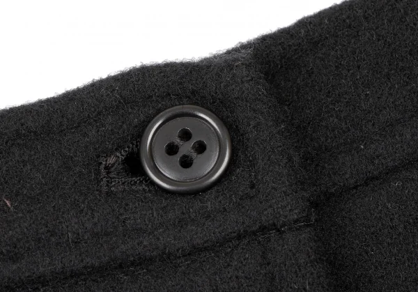 COMME des GARCONS Melton Wool Tuck Skirt K-138302_004
