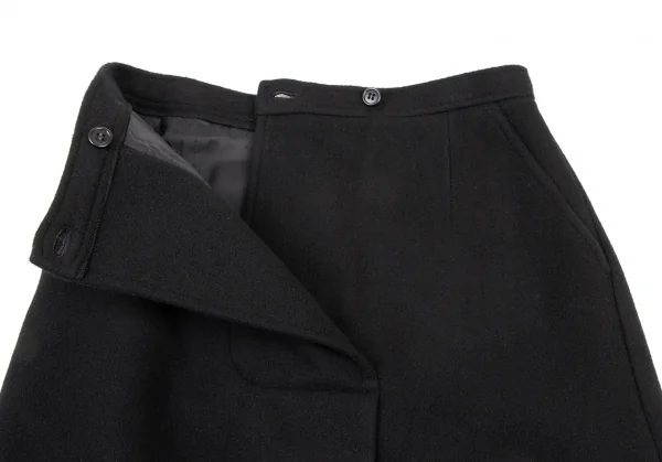 COMME des GARCONS Melton Wool Tuck Skirt K-138302_005