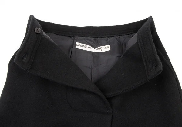 COMME des GARCONS Melton Wool Tuck Skirt K-138302_006