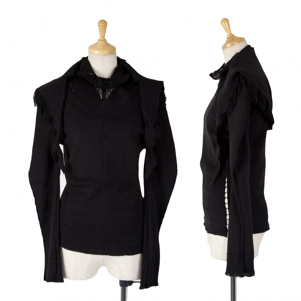イッセイミヤケISSEY MIYAKE A．POC．フリンジジャガード