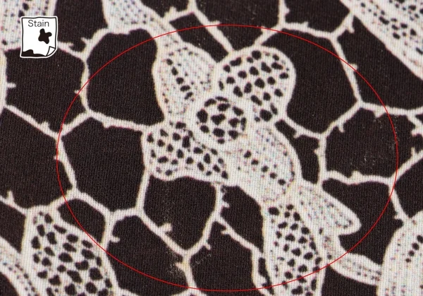 トリココムデギャルソンtricot COMME des GARCONS フロントレースプリント切替セットアップ 黒白M位 K-138355_015