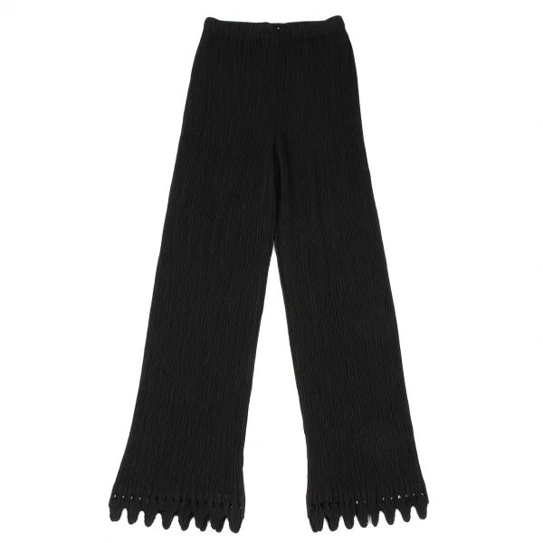 パンツ Issey Miyake 10AW Black Poly Pants Pleats Bottoms 2 Pants in Black – SVRN