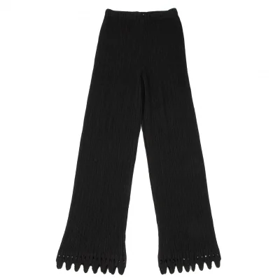 ISSEY MIYAKE Hem Cutting Pleats Pants