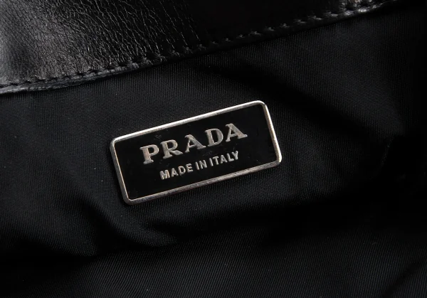 PRADA BR2692 Leather Switching Tote Bag K-138427_020