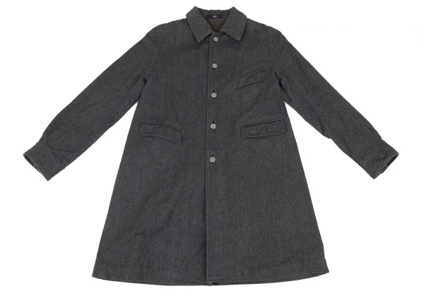 45rpm 45R 藍染ハーフコート インディゴグレーS位 K-138479_002