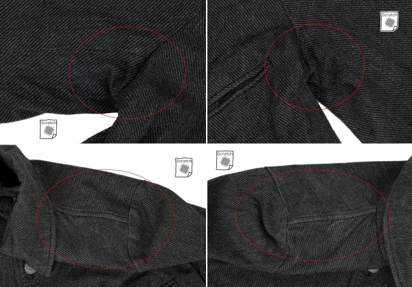 45rpm 45R 藍染ハーフコート インディゴグレーS位 K-138479_004