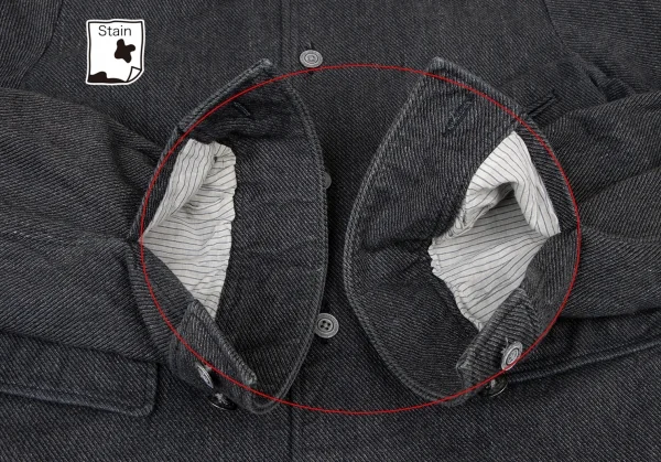 45rpm 45R 藍染ハーフコート インディゴグレーS位 K-138479_011