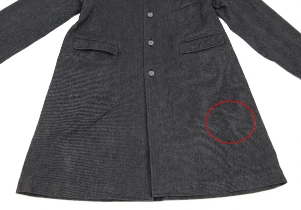 45rpm 45R 藍染ハーフコート インディゴグレーS位 K-138479_012