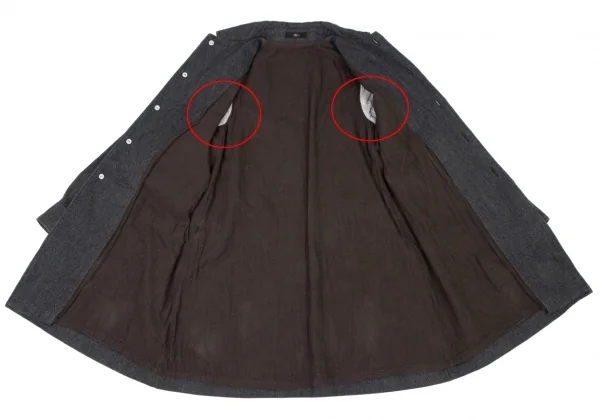 45rpm 45R 藍染ハーフコート インディゴグレーS位 K-138479_015