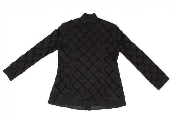 HIROKO BIS Embroidery Patch Lace Shirt K-138498_010