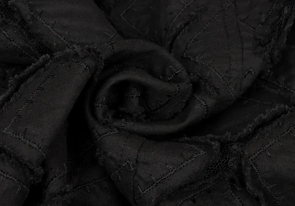 HIROKO BIS Embroidery Patch Lace Shirt K-138498_013