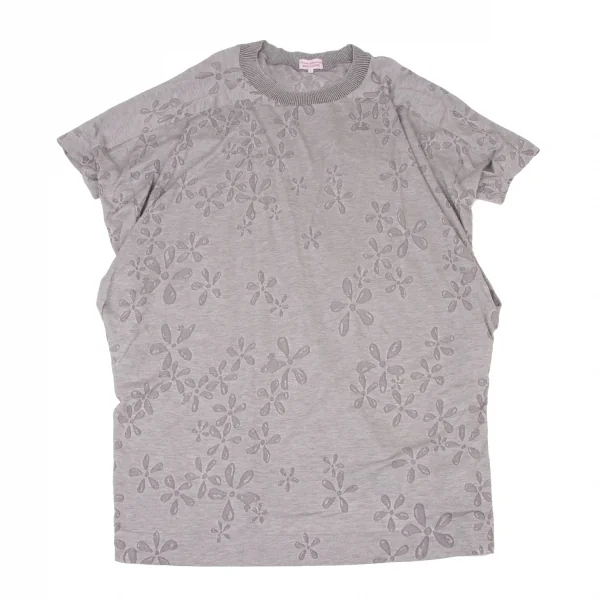 ヴィヴィアンウエストウッド レッドレーベルVivienne Westwood Red Label 花柄ジャガードドルマンニットワンピース グレー2 K-138503_002