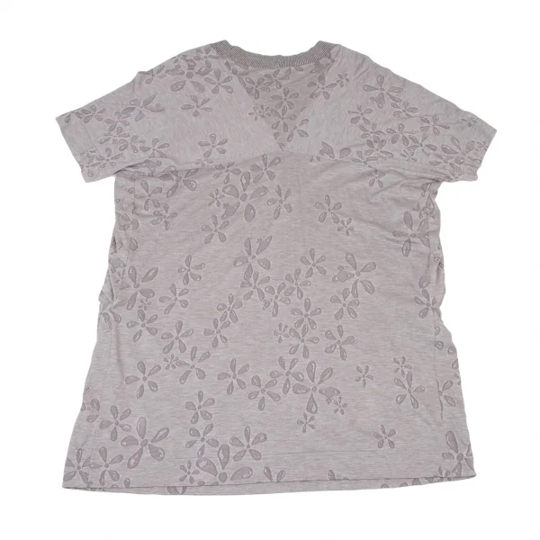 ヴィヴィアンウエストウッド レッドレーベルVivienne Westwood Red Label 花柄ジャガードドルマンニットワンピース グレー2 K-138503_009