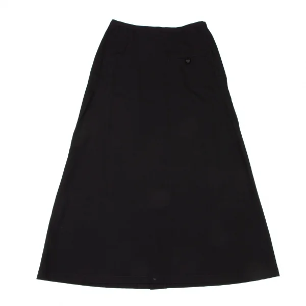 Y's Wool Gaba Flare Long Skirt K-138511_002