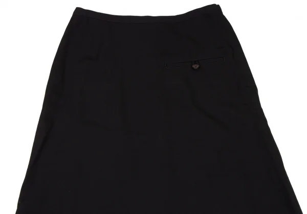 Y's Wool Gaba Flare Long Skirt K-138511_003