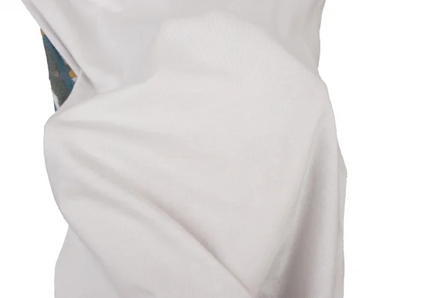 ヴィヴィアンウエストウッド レッドレーベルVivienne Westwood Red Label コットンリヨセルグラフィックプリントTシャツ グレーマスタード 白他1 K-138523_009