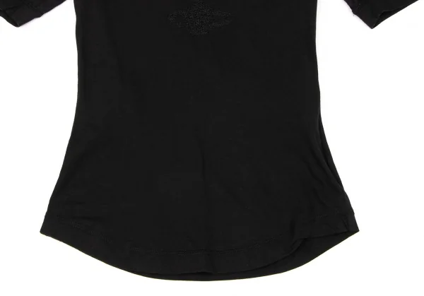 ヴィヴィアンウエストウッド レッドレーベルVivienne Westwood Red Label コットンステッチオーブTシャツ 黒1 K-138531_008