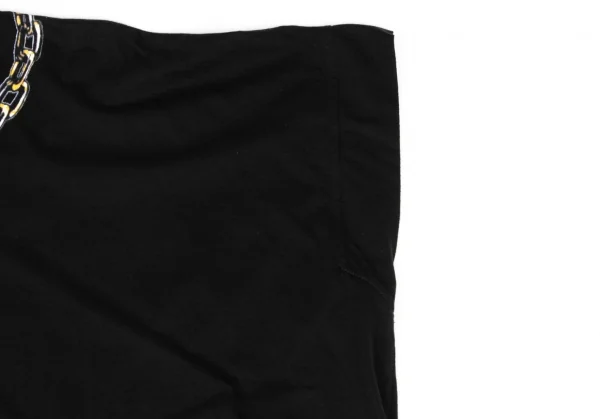 ヴィヴィアンウエストウッド レッドレーベルVivienne Westwood Red Label チェーンベアプリントラグランオーバーサイズTシャツ 黒 黒白2 K-138532_006
