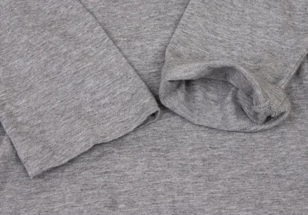 ヴィヴィアンウエストウッド レッドレーベルVivienne Westwood Red Label コットンオーブ刺繍7分袖カットソー グレー赤2 K-138539_007