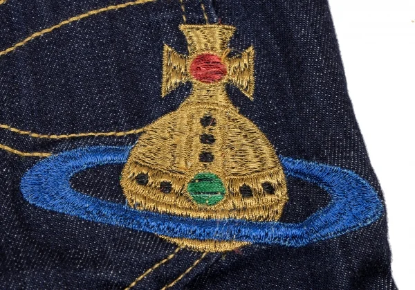 Vivienne Westwood ANGLOMANIA×Lee Orb Embroidery Stretch Jeans K-138600_013