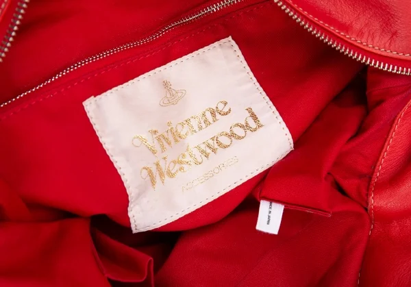 ヴィヴィアンウエストウッドVivienne Westwood オーブ刺繍レザー