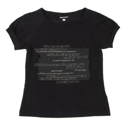 SENSOUNICO Stitch Patch T Shirt