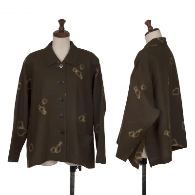 SENSOUNICO Wool Spray Design Jacket