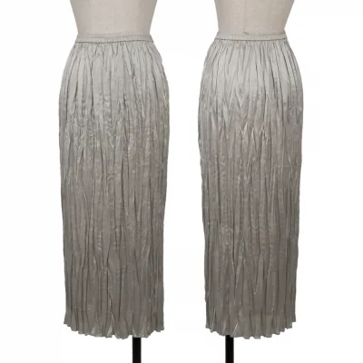 t.b SENSOUNICO Poly Gather Pleated Skirt