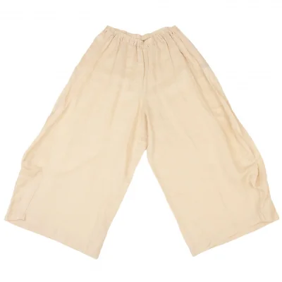 SENSOUNICO MOYURU Linen Tuck Wide Pants