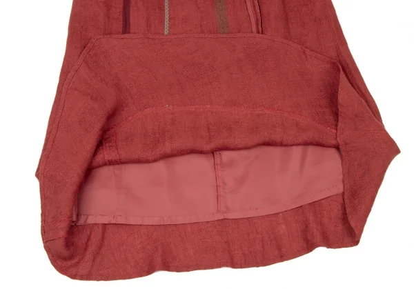 SENSOUNICO io comme io Linen Switching Lace Skirt K-138657_009