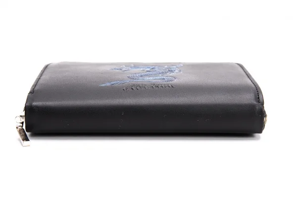 Jean-Paul GAULTIER Dragon Emboss Zipper Wallet K-138687_004