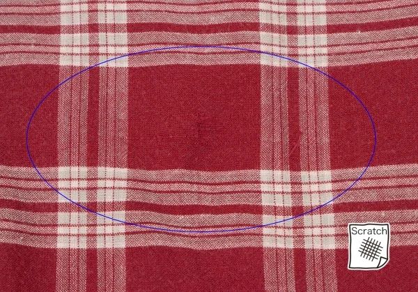 ラルフローレンRalph Lauren コットンボタンダウンチェック半袖シャツ 赤L K-138691_010