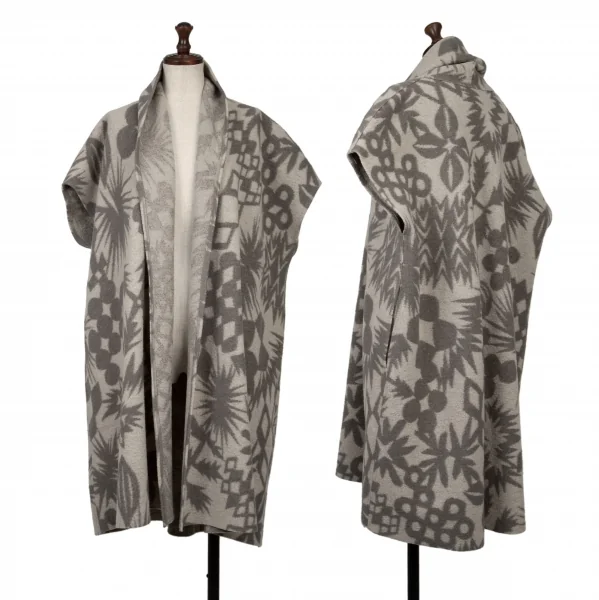 JURGEN LEHL Wool Gown Vest Beige M K-138702_001