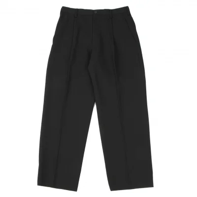 Yohji Yamamoto POUR HOMME Wool Gaba Tuck Pants