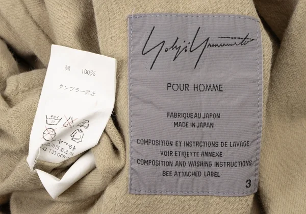 ヨウジヤマモト プールオムYohji Yamamoto POUR HOMME アジアの不良期